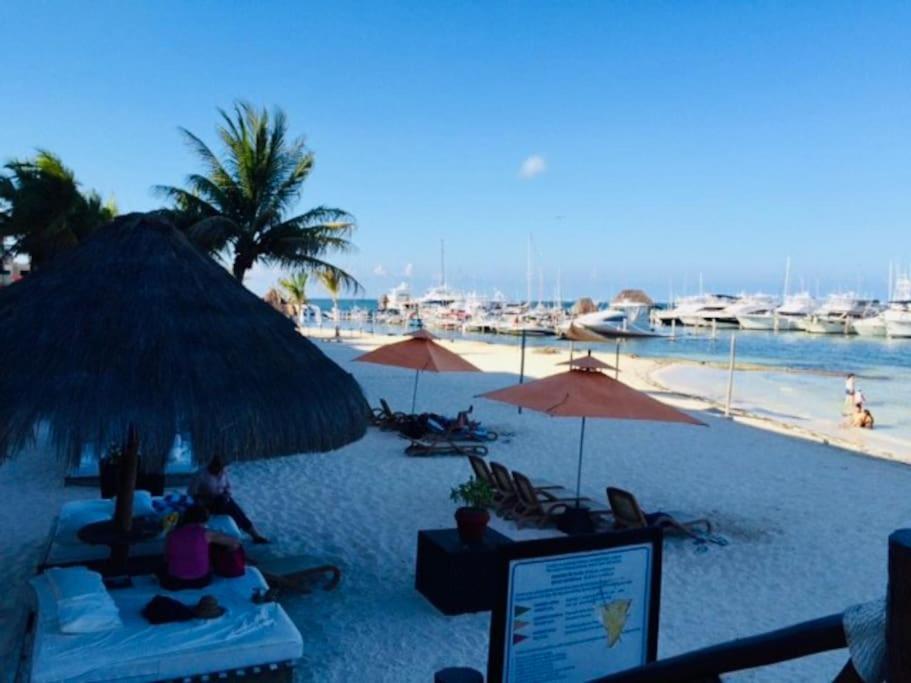Punta Me Apartment Beach Front In The Hotel & Waterpark Cancún Eksteriør bilde